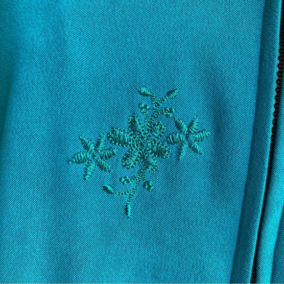 Alfred Dunner Vintage Bomber Jacket Size 16 - Picture 11 of 12